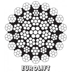 EUROLIFT nekrútivé zdvihové lano CASAR