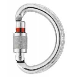 M37 SL / OMNI SCREW-LOCK Semi-circle carabiner for closing a harness PETZL