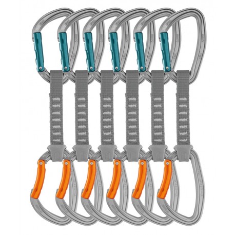 M60AP 12 / DJINN AXESS Pack mit 6 strapazierfähigen Expresssets zum Sportklettern PETZL