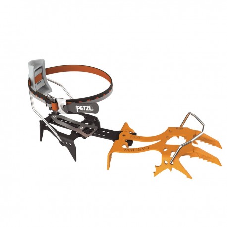 T24A LLF / DARTWIN Dual-point crampon for ice climbing, with LEVERLOCK FIL bindings PETZL
