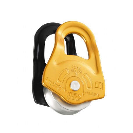 P52A / PARTNER  Compact pulley with swinging side plates  PETZL