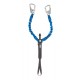 L60AB H / SCORPIO EASHOOK  Retractable via ferrata lanyard with progressive tearing energy absorber and EASHOOK carabiners PETZL