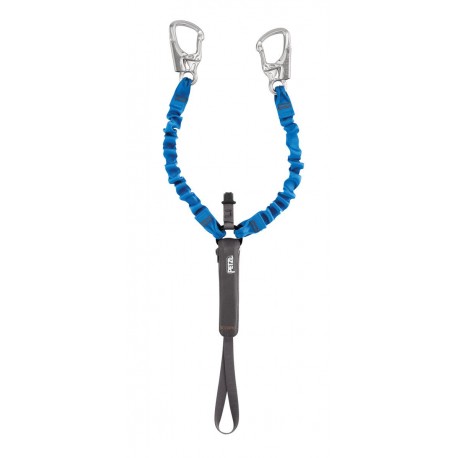 L60AB H / SCORPIO EASHOOK  Retractable via ferrata lanyard with progressive tearing energy absorber and EASHOOK carabiners PETZL