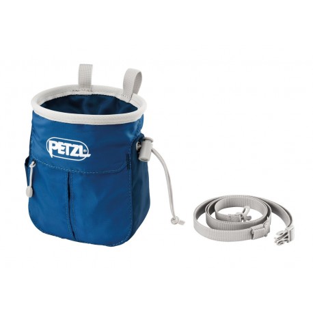 S40AB / SAKAPOCHE  Ergonomisch geformter Chalkbag mit Tasche PETZL