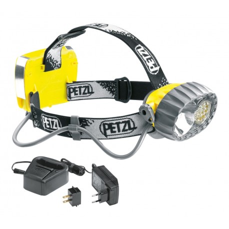  E72 AC / DUO LED 14 ACCU Headlamp with halogen/14 LEDs adn rechargeable battery PETZL