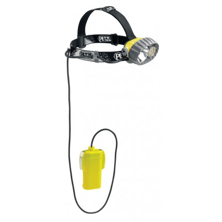  E76 P / DUOBELT LED 14  Headlamp with halogen/14 LEDs and remote battery pack PETZL