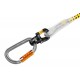 L33 / MICROFLIP Reinforced adjustable positioning lanyard for tree care work PETZL