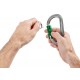 M34A PL / Am’D PIN-LOCK Asymmetrical aluminum carabiner PETZL