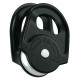 P50AN / RESCUE  High-strength pulley with swinging side plates PETZL