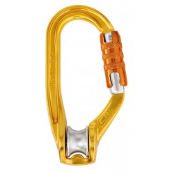 P74 TL / ROLLCLIP  Karabiner mit Seilrolle PETZL