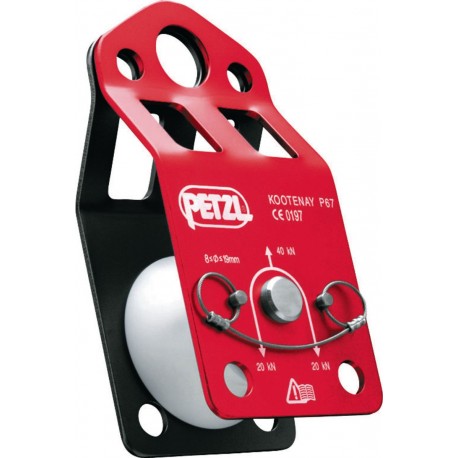 P67 / KOOTENAY  Knot-passing pulley PETZL