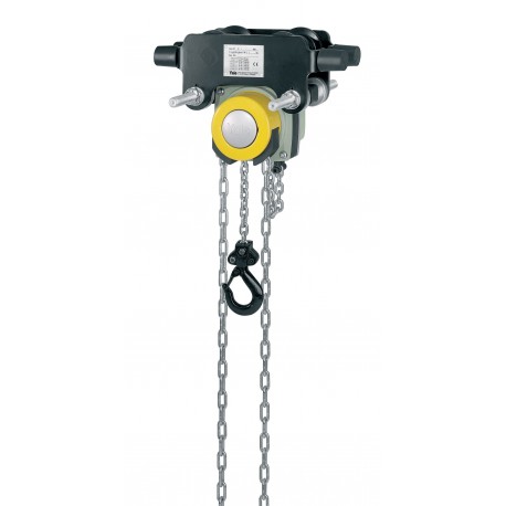 Yalelift IT Hand chain hoist with integrated push or geared type trolley 