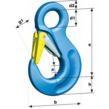 HSWP / PEWAG HSWP Eye sling hooks