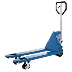 PROLINE Hand pallet truck with short forks PFAFF silberblau