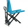 HU  HS 10A Scissor pallet truck with manual-hydraulic lift  PFAFF silberblau