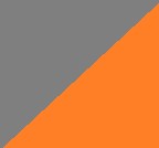 Gray/Orange